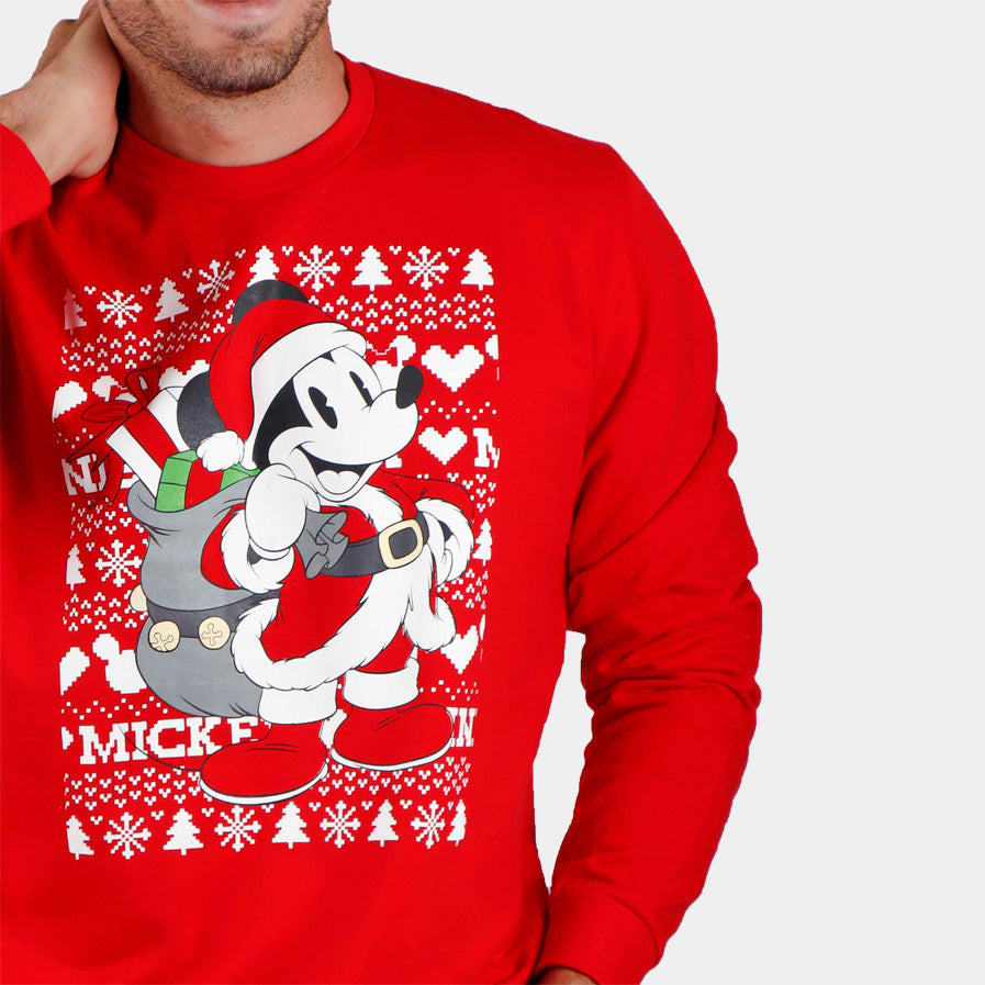 Sweat de Noël pour Homme Mickey