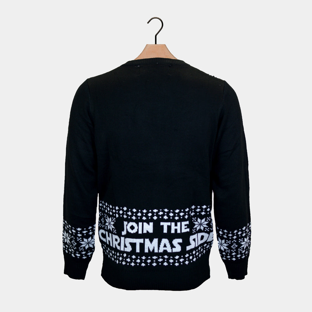 Pull de Noël pour Homme Lumineux LED Join the Christmas Side