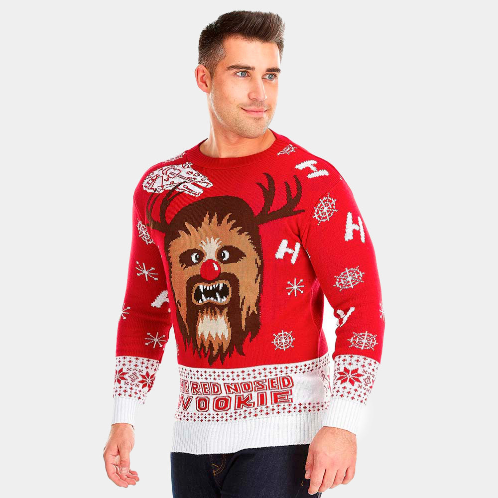 Pull de Noël Star Wars Chewbacca Homme