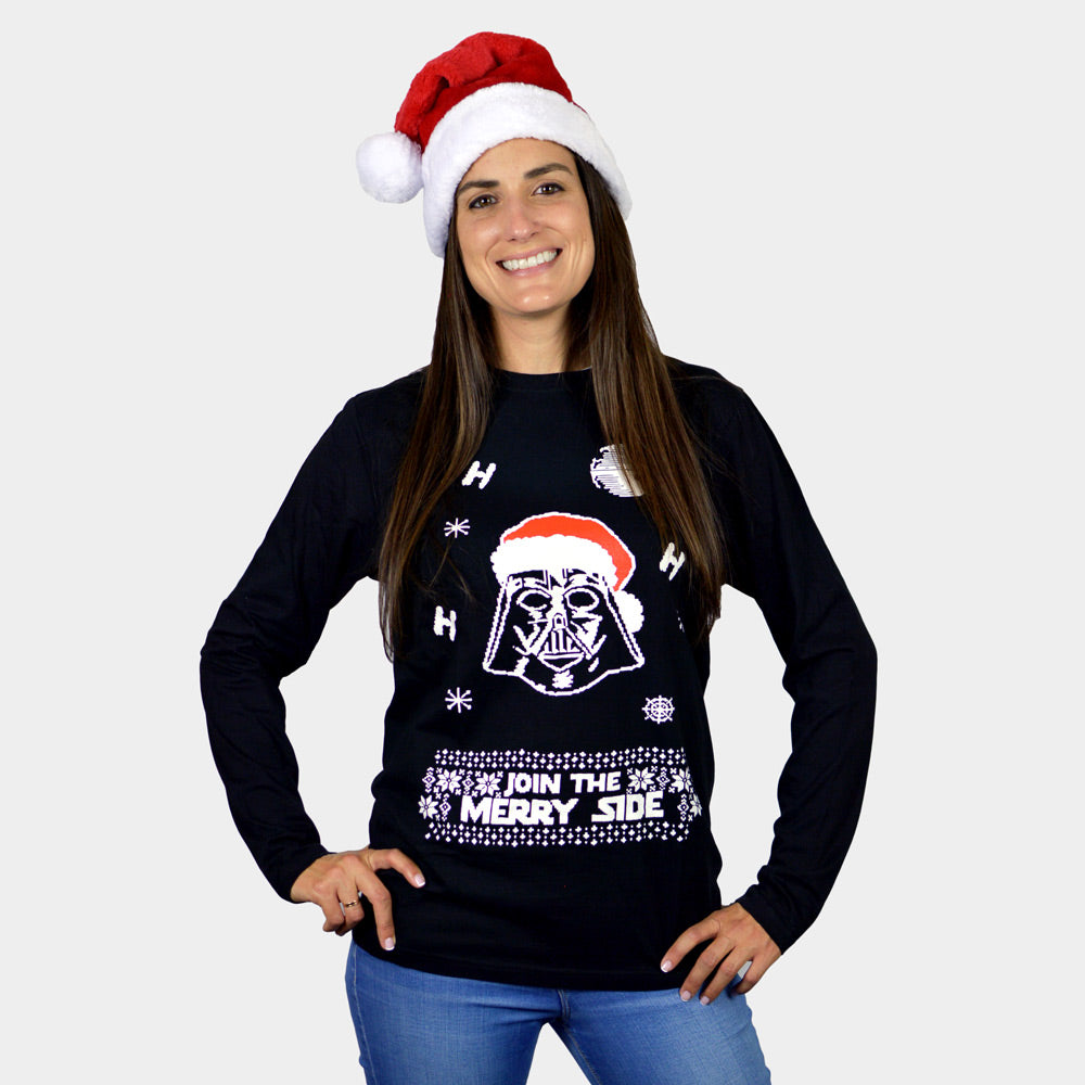 T-Shirt de Noël Homme et Femme Manches Longues Join The Merry Side